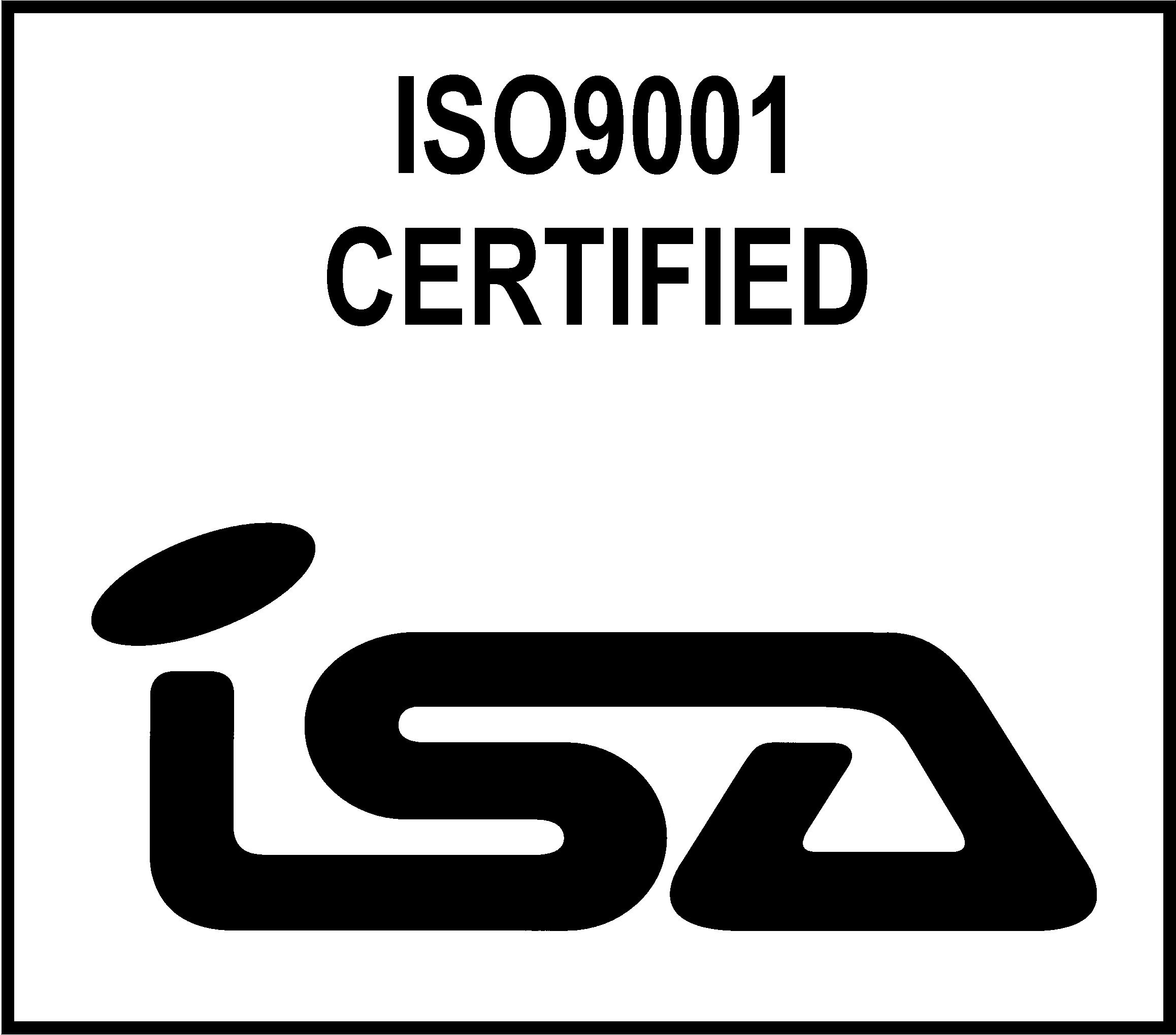 ISO9001ISAQ1285 Hikone Sapporo Kasukabe Manufacturing Plant